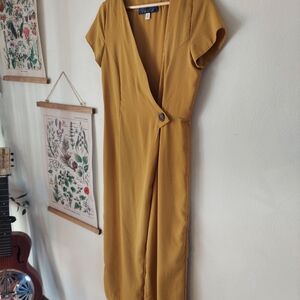 Blue Rain - Medium - Mustard Jumpsuit